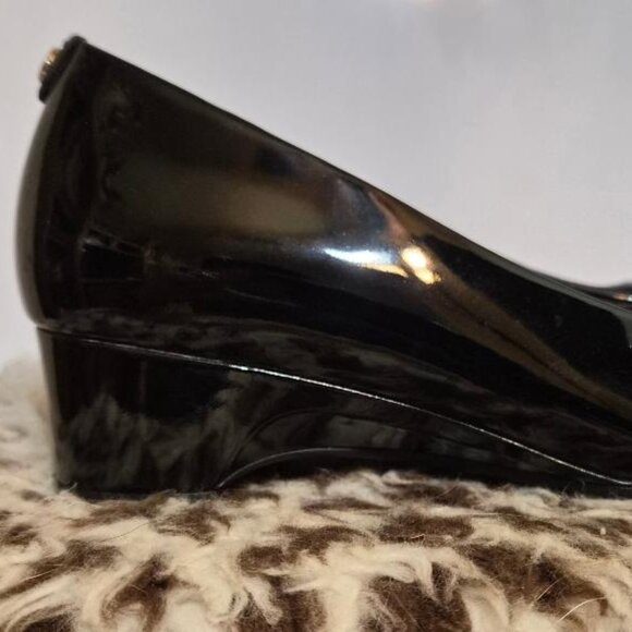 Tayrn Rose Black Patent Leather Dress Shoes Size 5 - Picture 4 of 7